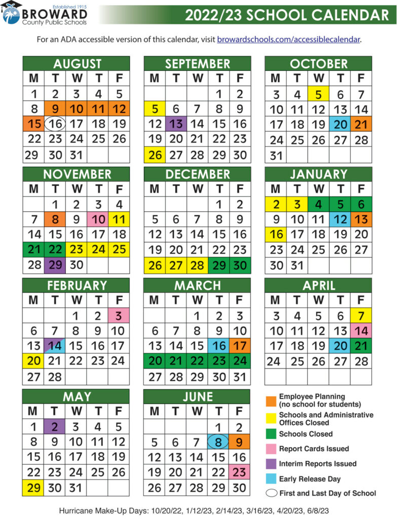 Broward Calendar 2025 2025